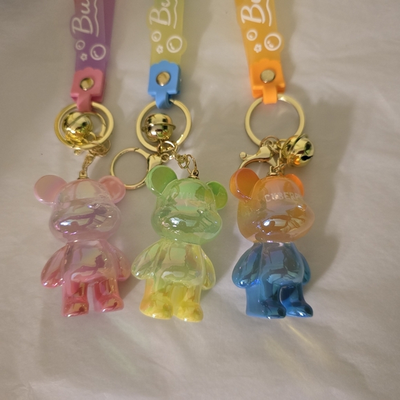 Cyperpunk Accessories - NWT Cyberpunk Vibrant Bear Bag Charm/ Keychain PRICE PER CHARM